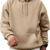 Mens Casual Cotton Hooded Collar