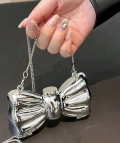 Shiny Bow Handbag